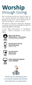church-give-pew-card