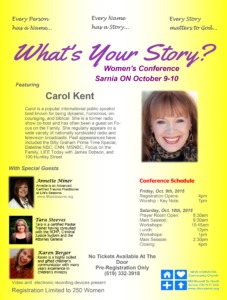 Whats Your Story Women's Conference Poster